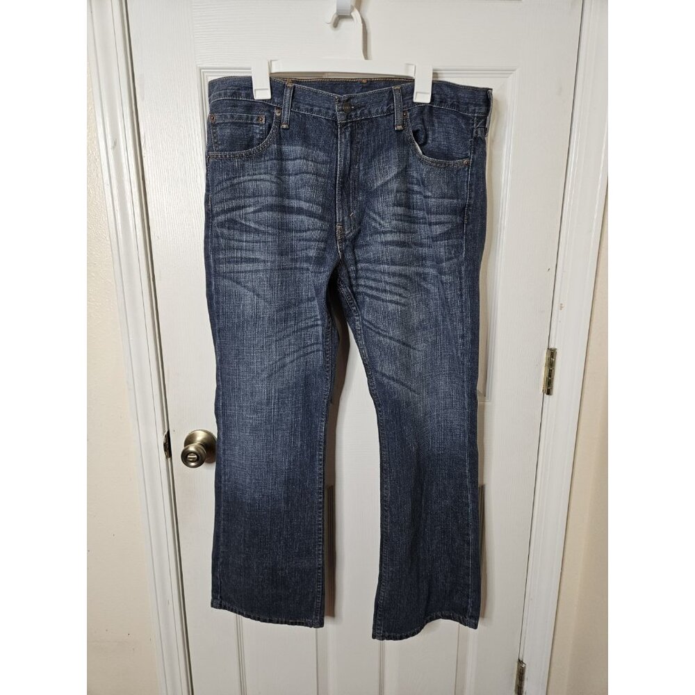 Levi's Jeans Mens 38x30 Blue 527 Bootcut Slim Fit Western Cowboy  Workwear